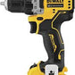 DEWALT 12V MAX XTREME Compact Brushless 3/8 in. Cordless Drill/Driver Kit, 2-Speed , 15 Clutch Settings (DCD701F2)