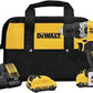 DEWALT 12V MAX XTREME Compact Brushless 3/8 in. Cordless Drill/Driver Kit, 2-Speed , 15 Clutch Settings (DCD701F2)