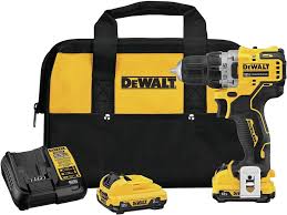 DEWALT 12V MAX XTREME Compact Brushless 3/8 in. Cordless Drill/Driver Kit, 2-Speed , 15 Clutch Settings (DCD701F2)