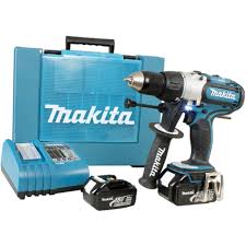 Makita DHP451RFE 1/2-Inch Cordless Hammer Driver Drill Kit