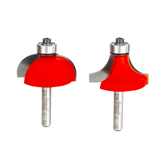 Freud, 33-106 Table à abattants 1/2'' Jeu d'embouts Raduis avec tige 1/4'' 13952