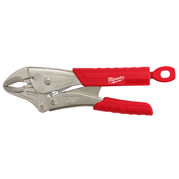 Milwaukee, 48-22-3410 10 in. TORQUE LOCK Curved Jaw Locking Pliers With Grip