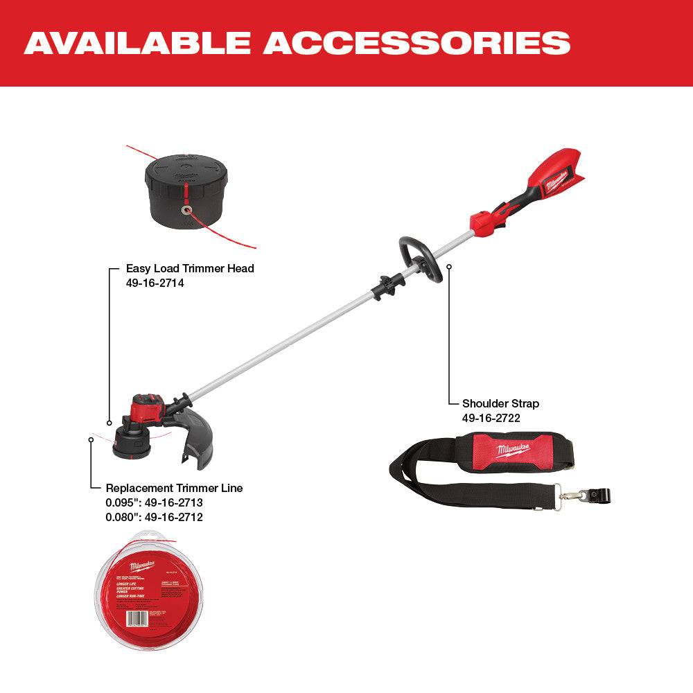 Milwaukee, 2828-20 Brushless String Trimmer (Tool-Only)