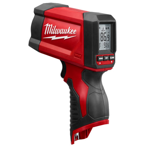 Milwaukee, 2278-20 M12 12 Volt Lithium-Ion Cordless 12:1 Infrared Temp-Gun