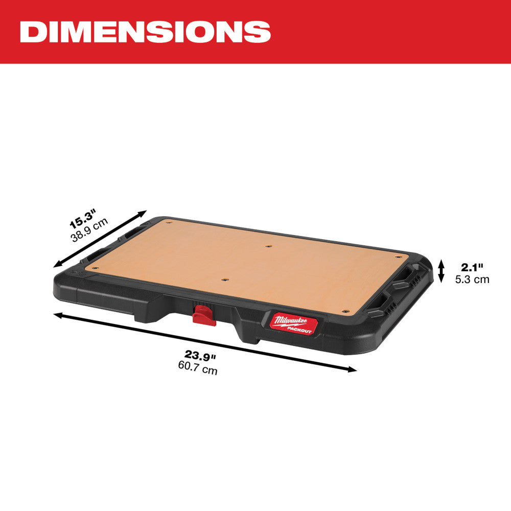 Milwaukee, 48-22-8488 PACKOUT Plan de travail personnalisable