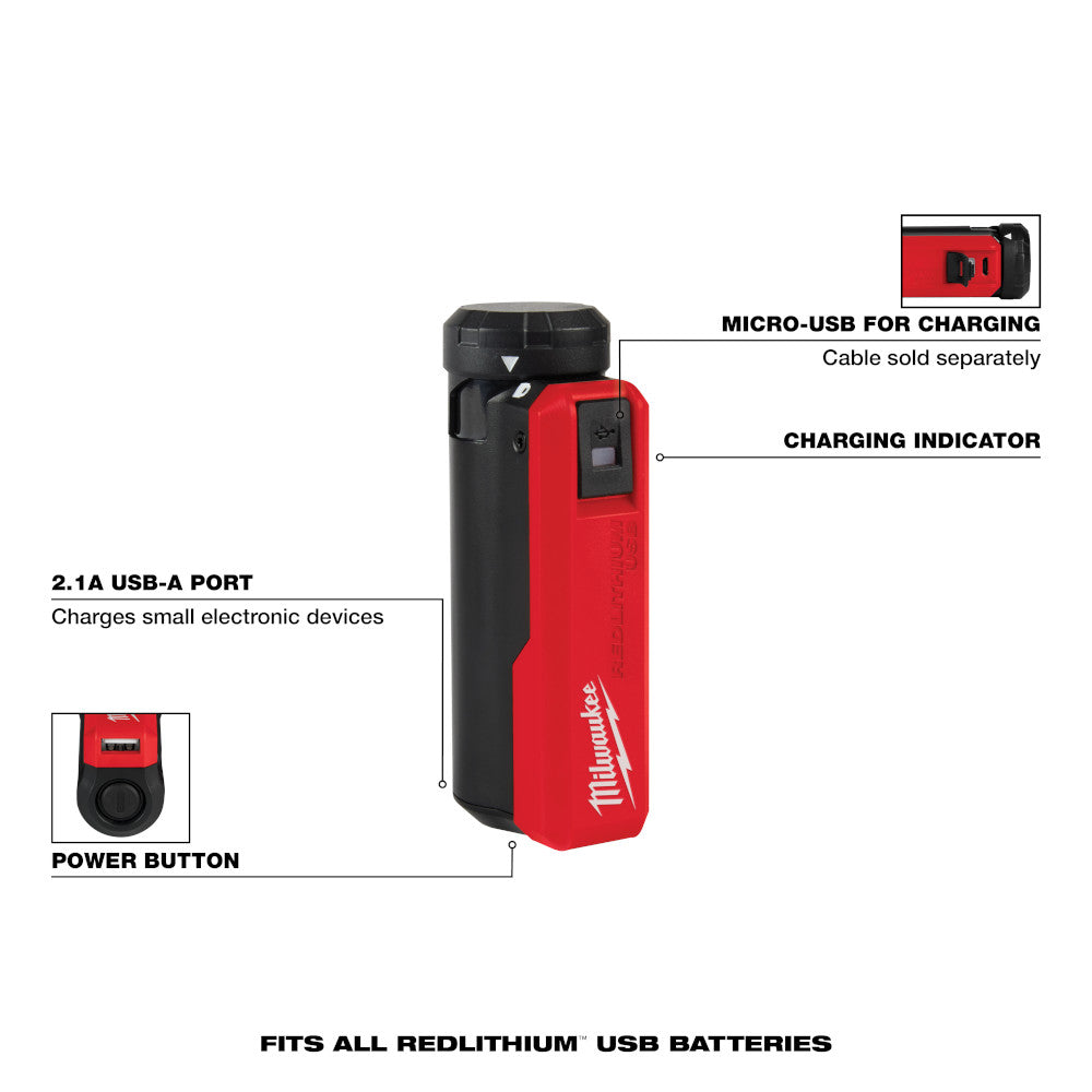 Milwaukee, 48-59-2013 Redlithium USB Charger & Portable Power Source Kit