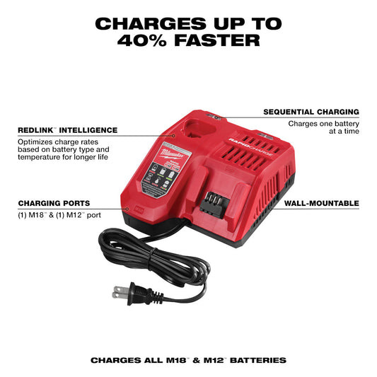 Milwaukee 48-59-1808 Chargeur rapide M18 et M12