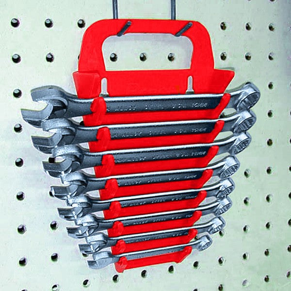 Ernst, 5088 15 Tool GRIPPER Wrench Organizer-Red