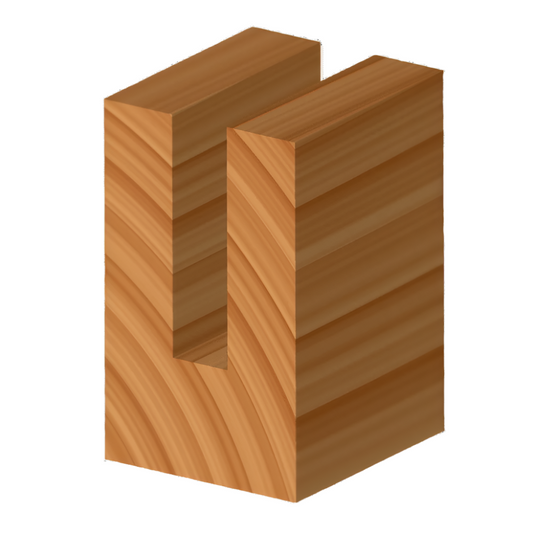 Freud, 75-106 3/8'' Up Spiral Bit / Double Flute Router Bit 1/2'' Shank