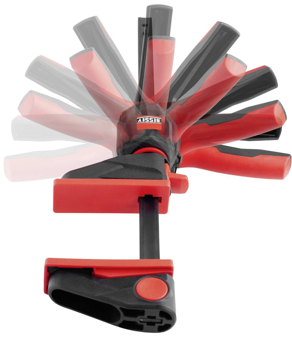 Bessey, EHKL360-12-Set de pinces à gâchette rotatives à une main de 2 à 12'' 59146