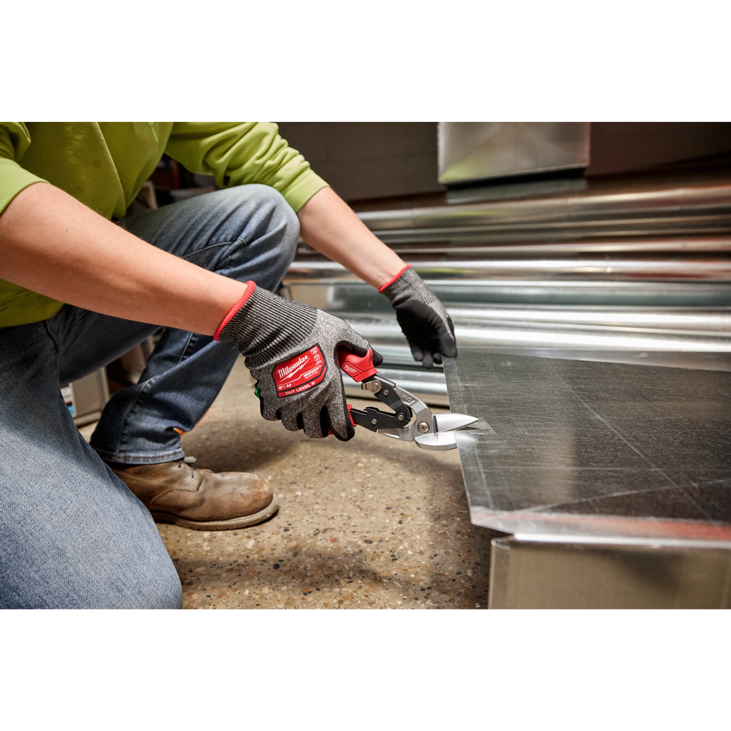 Milwaukee Right Cutting Offset Aviation Snips 48-22-4552