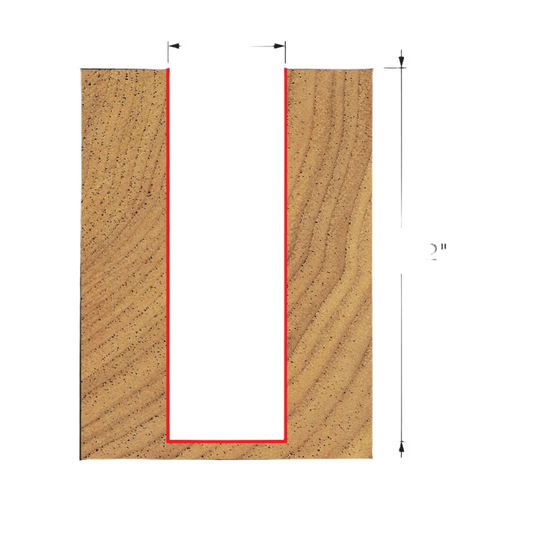 Freud, 12-122 Embout droit à double cannelure 1/2'', tige 1/2'' 13012