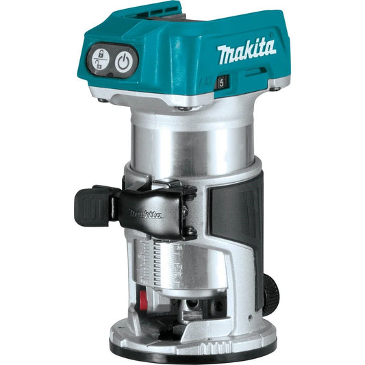 Makita DRT50ZX4 Routeur sans balais 18 V LXT (outil uniquement) avec extraction de poussière 17033