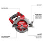 M18 FUEL 2834-20 18V Lithium-Ion Brushless Cordless 7-1/4 in. Circular Saw (Tool-Only)