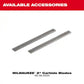 Milwaukee 48-38-2005 2in Planer Blades (2PK)