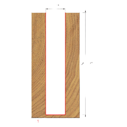 Freud, 11-180 Embout droit à cannelure simple 1/2'' Tige 1/2'' 12151