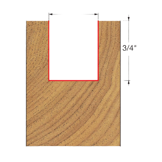 Freud, 04-540 Embout droit métrique à double cannelure 16 mm, tige 1/4'' 13036