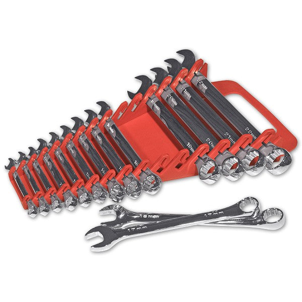 Ernst, 5088 15 Tool GRIPPER Wrench Organizer-Red