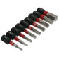 Milwaukee SHOCKWAVE 48-32-4616 Impact Duty Steel Hex Screw Driver Bit Set (9-Piece)