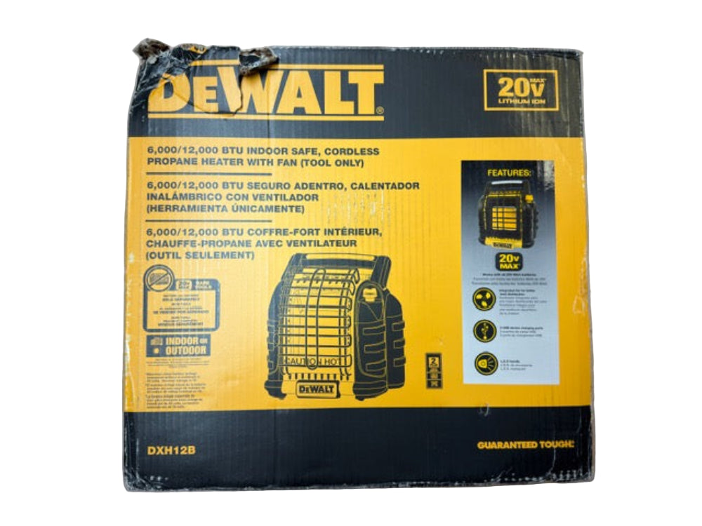 DeWalt DXH12B 12,000 BTU Propane Buddy Radiant Heater *OPEN BOX*