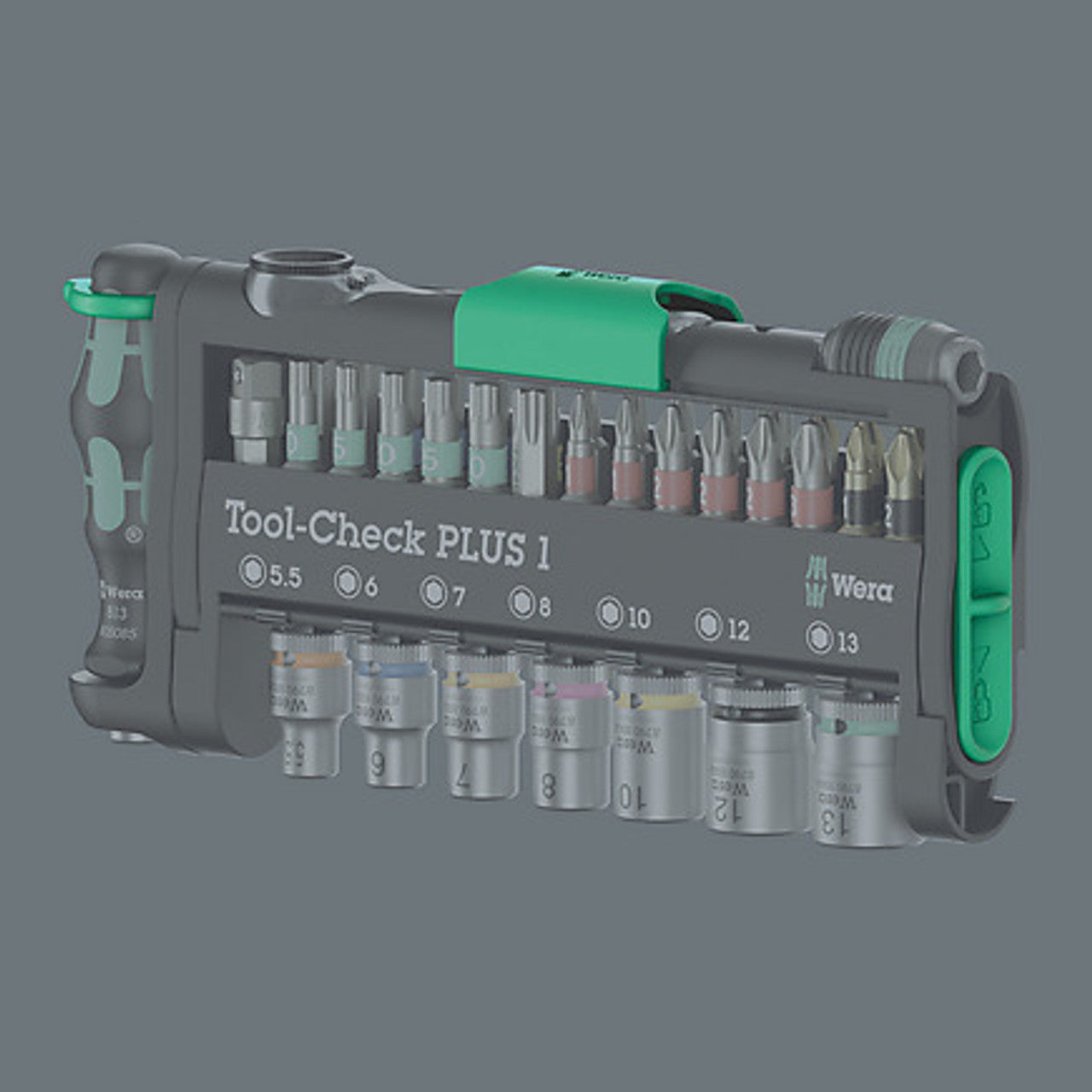 Wera Tools 1/4" Drive SAE Ratchet & Socket Set with Holder - 39 Piece