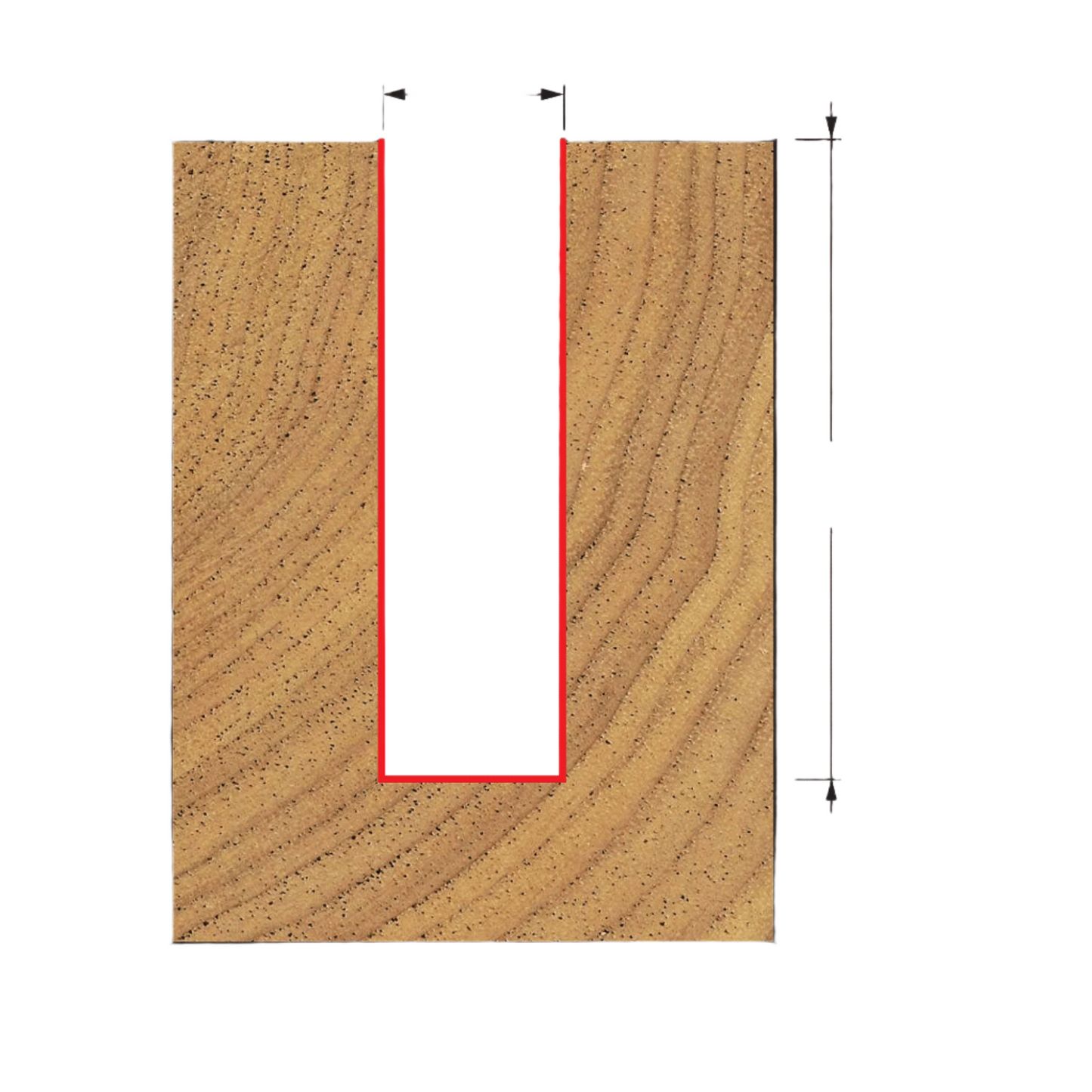 Freud, 12-110 3/8'' Double Flute Straight Router Bit 1/2'' Shank