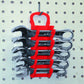 Ernst, 5076 11 Tool GRIPPER Stubby Wrench Organizer - Red