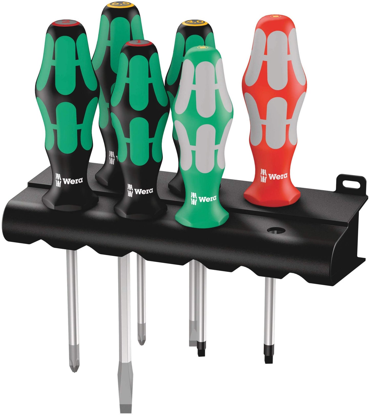 Wera Tools Screwdriver Set with Rack - 6 Piece