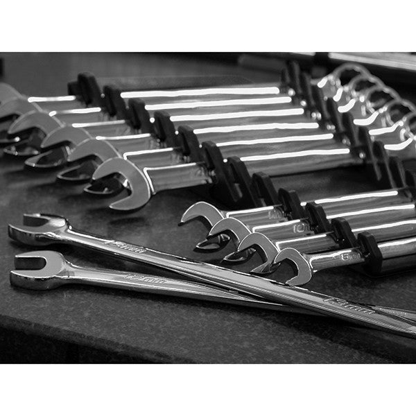 Ernst, 5089 15 Tool GRIPPER Wrench Organizer - Black