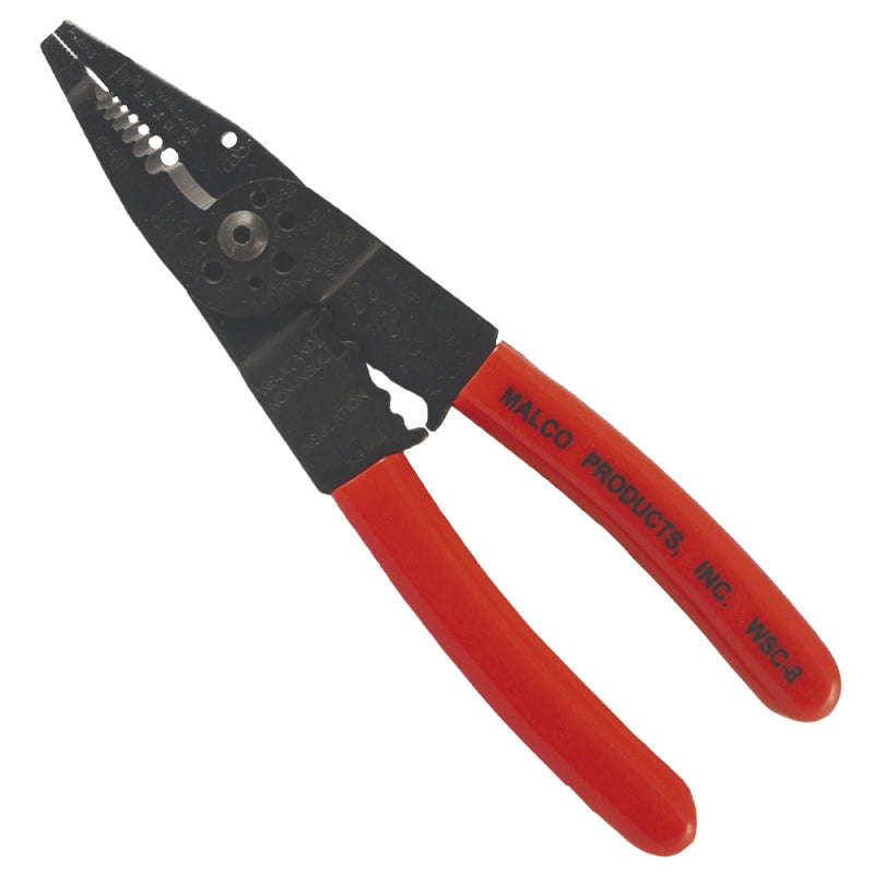 Malco, WSC8 Electrical Cutting, Copper Stripping and Crimping Pliers