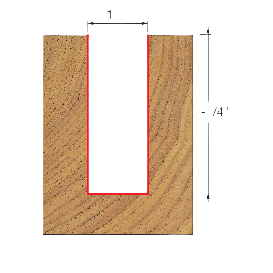 Freud, 12-118 Embout droit à double cannelure 1/2'', tige 1/2'' 13015