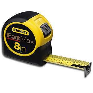 Stanley Ruban à mesurer FatMax métrique/SAE 8 m/26' 33-726 010488870
