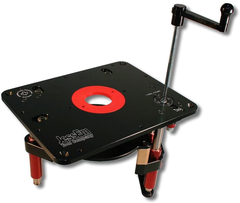 JessEm 02322 Rout-R-Lift Prestige Plunge Based Router Lift - Imperial Units