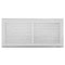 Imperial, RG0033 6 x 14-inch Baseboard Return Air Grille (white)