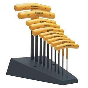 Bondhus HTX10 S T handle 10 pc Hex Set SAE