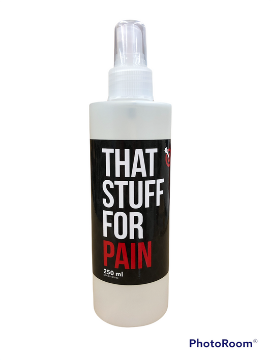 That Stuff For Pain Relief 250 ml Spray sur le soulagement des douleurs musculaires 4633