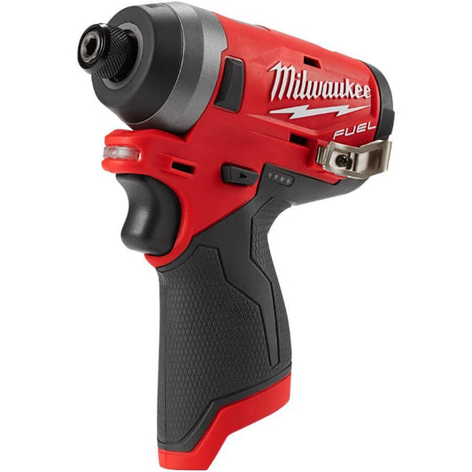 Milwaukee, 3453-20 M12 Fuel 12V 1/4" Visseuse à percussion sans fil Lithium-ion (outil uniquement)