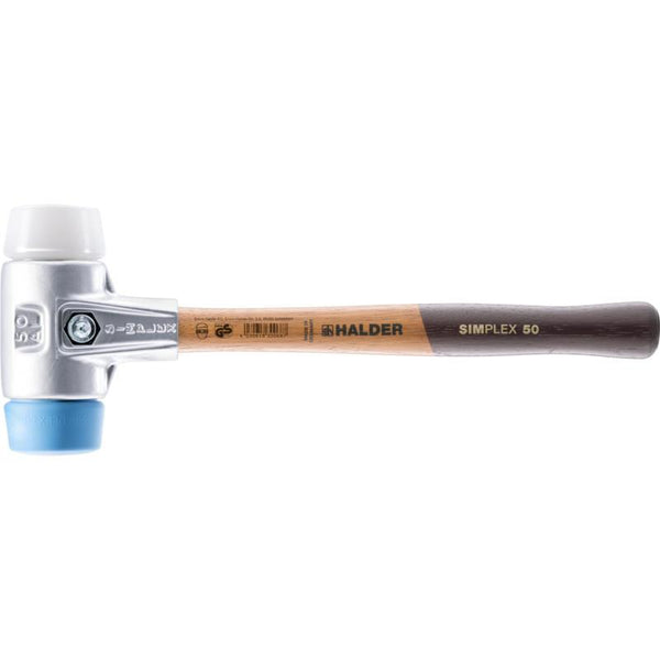 Halder, 3117.030 Series SIMPLEX Soft-Face Mallets with aluminium housing and high-quality wooden handle  10150