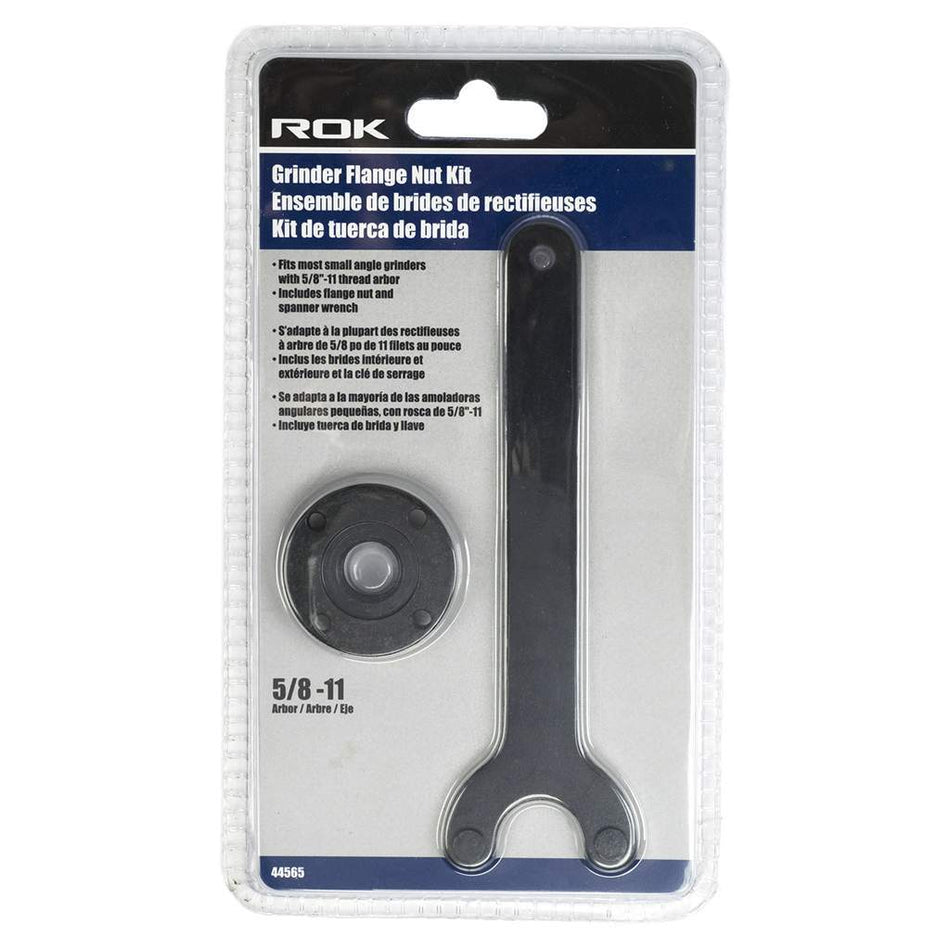 ROK, 44565 Angle Grinder Flange Wrench & Nut Kit