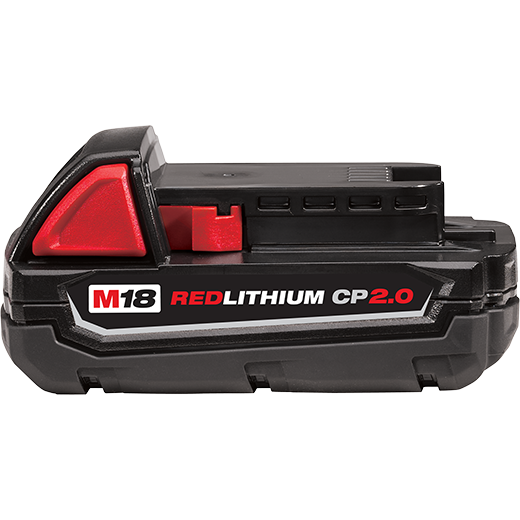 Milwaukee, 48-11-1820 M18 18V Compact 2.0 Ah Redlithium Battery