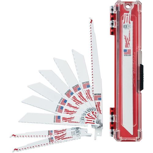 Milwaukee, 49-22-3310 Ensemble de lames de scie alternative polyvalentes Sawzall assorties (paquet de 10)