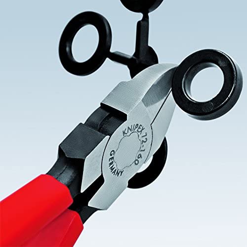 Knipex 72 01 160 6 1/4-Inch Flush Side Cutters with Opening Spring 15016