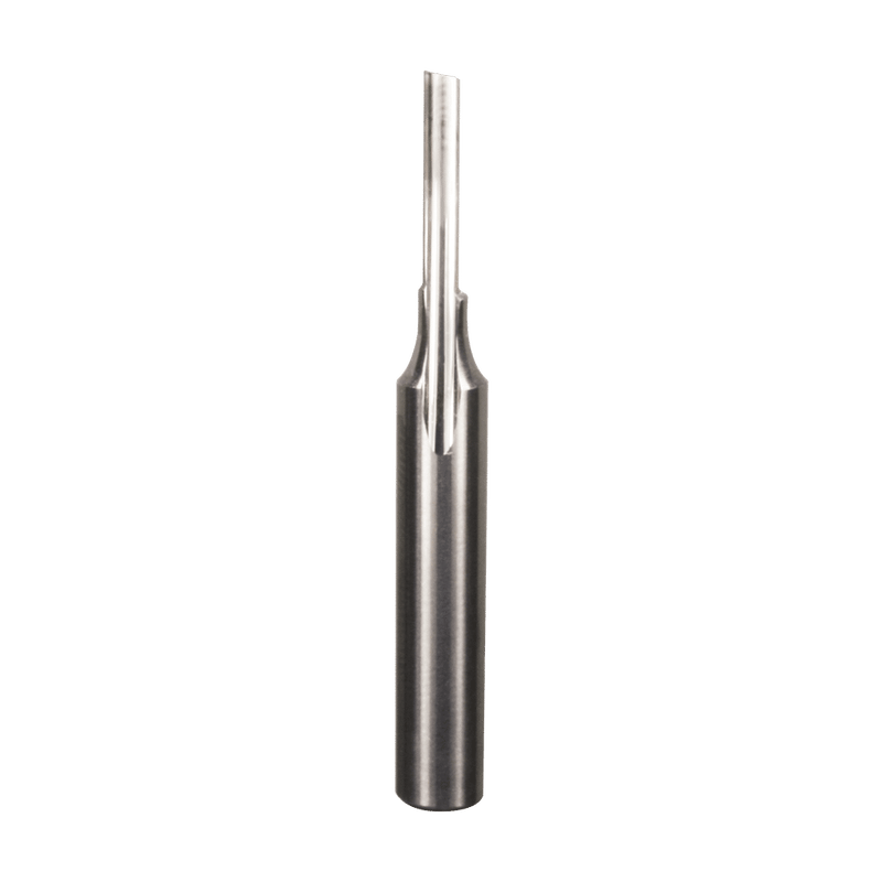 Freud, 71-040 1/8'' Dia Solid Carbide O-Flute Straight Bit with 1/4' shank