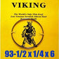 Viking Lame de scie à ruban suédoise en silicone 93 1/2'' x 1/4'' x 6 tpi
