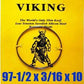 Viking Lame de scie à ruban en silicone suédoise 97 1/2'' x 3/16'' x 10 tpi