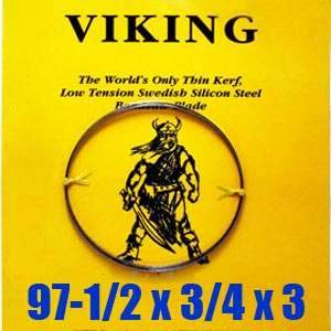 Viking 97½'' x 3/4'' x 3 tpi Swedish Silicon Bandsaw Blade