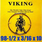 Viking Lame de scie à ruban suédoise en silicone 98 1/2'' x 3/16'' x 10 tpi