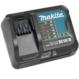 Makita, DC10SB 12V MAX Chargeur de batterie rapide à glissière lithium-ion 17099