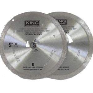 King, KW-9104 5'' Diamond Glass Blade