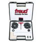 Freud RS1000 Rail de couteau à insérer et têtes de coupe pour façonneur de montants, alésage 1-1/4 pour façonneur